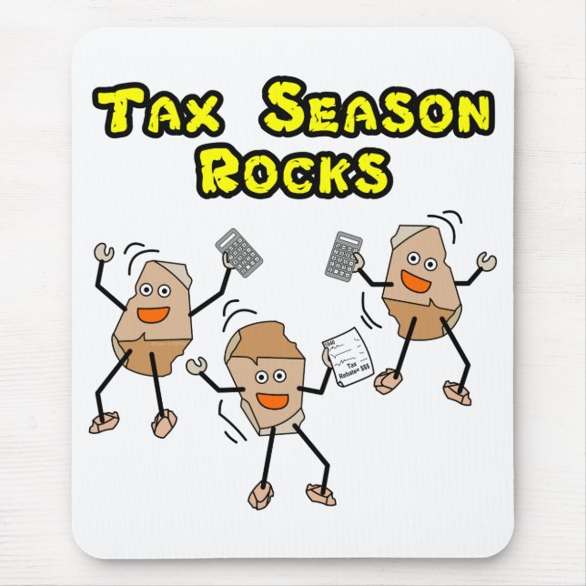 Tapis De Souris Rocks de la saison fiscale (Devant)