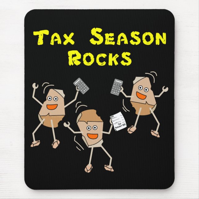 Tapis De Souris Rocks de la saison fiscale (Devant)