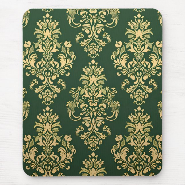 Tapis De Souris Rococo Vert classique (Devant)