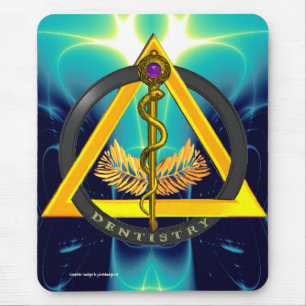 TAPIS DE SOURIS ROD OF ASCLEPIUS DENTIST DENTISTRY