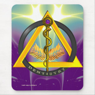 TAPIS DE SOURIS ROD OF ASCLEPIUS DENTIST DENTISTRY
