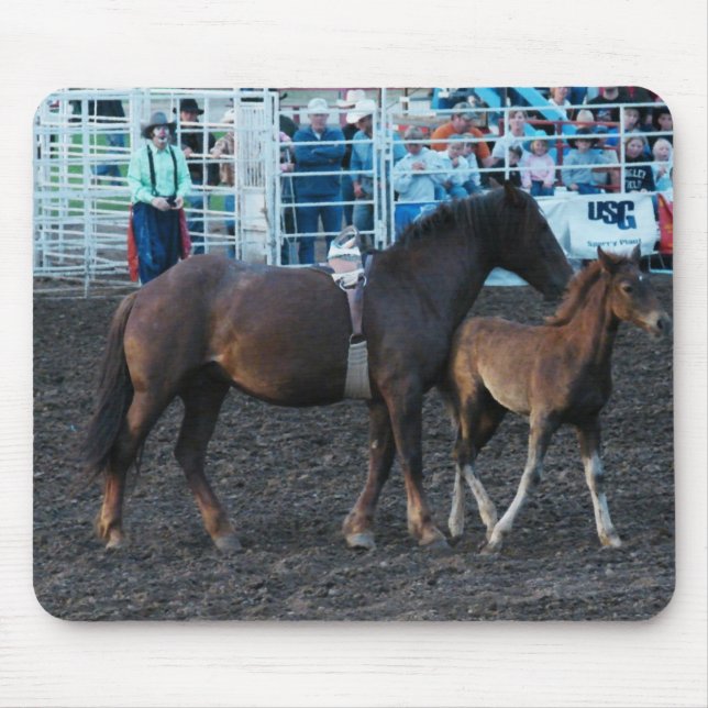 Tapis De Souris Rodeo Mare and Foal (Devant)
