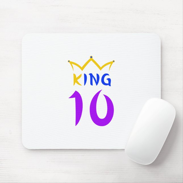 Tapis De Souris Roi 10 (Avec souris)