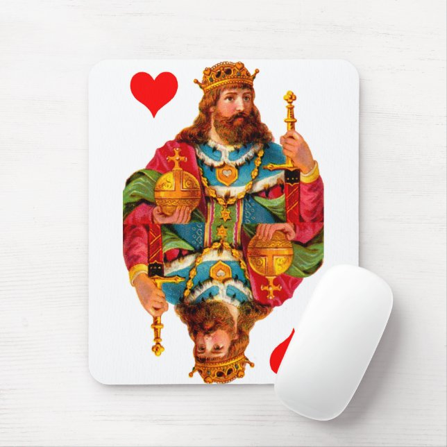 Tapis De Souris Roi des Coeurs (Avec souris)