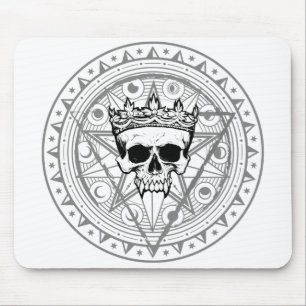 Tapis De Souris Roi des morts : Dark Royal Vampire Sigil White