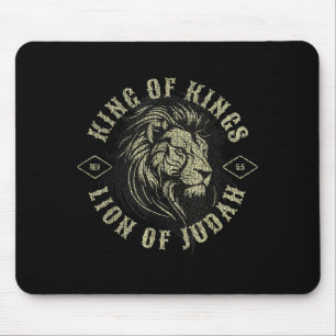 Tapis De Souris Roi des rois Lion de Juda Foi chrétienne Religion