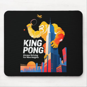Tapis De Souris Roi Pong Drôle de style de poster pour fan de tenn