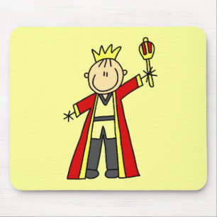 Tapis De Souris Roi Stick Figure