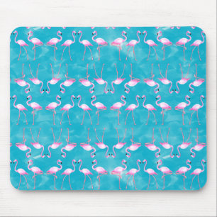 Tapis De Souris Rok Flamingos Summer Beach