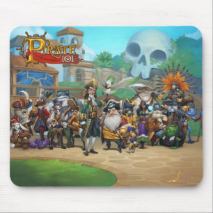 Tapis De Souris Rôle de Pirate101 Skull Island