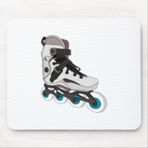 Tapis De Souris Rollerblades Rollerskates Inline Patins Art