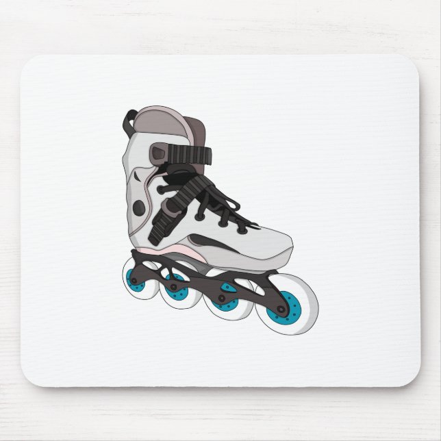 Tapis De Souris Rollerblades Rollerskates Inline Patins Art (Devant)