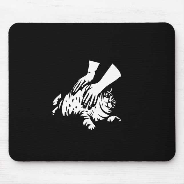 Tapis De Souris Rollin Fatties Funny Cat Meme (Devant)