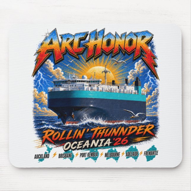 Tapis de souris Rolling Thunder Tour (Devant)