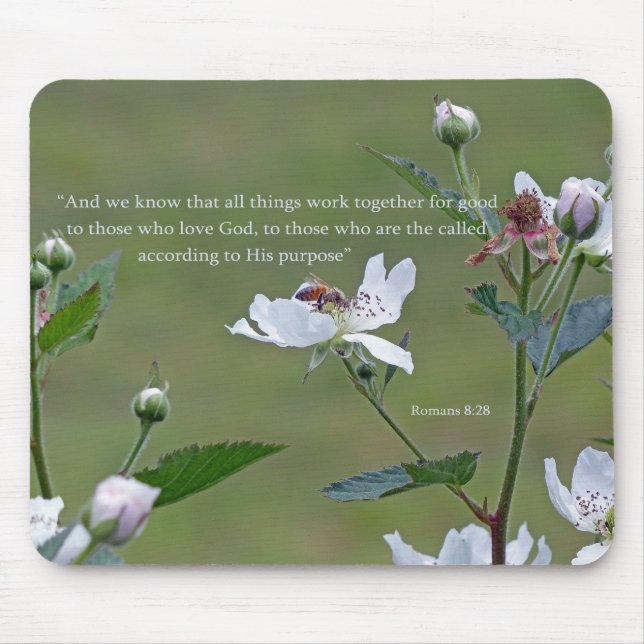 Tapis De Souris Romains 8:28 (Devant)
