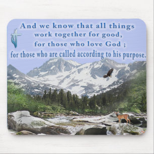 Tapis De Souris Romans 8:28 Mouse pad
