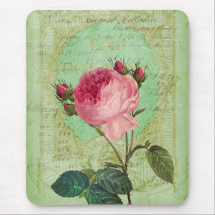 Tapis De Souris Romantique Shabby Chic Rose style victorien Mousep