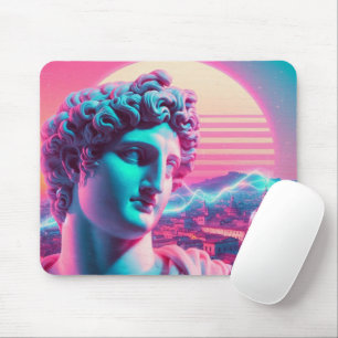 Tapis De Souris Rome Rêve Urbain Éthéré Vaporwave Rétro-onde