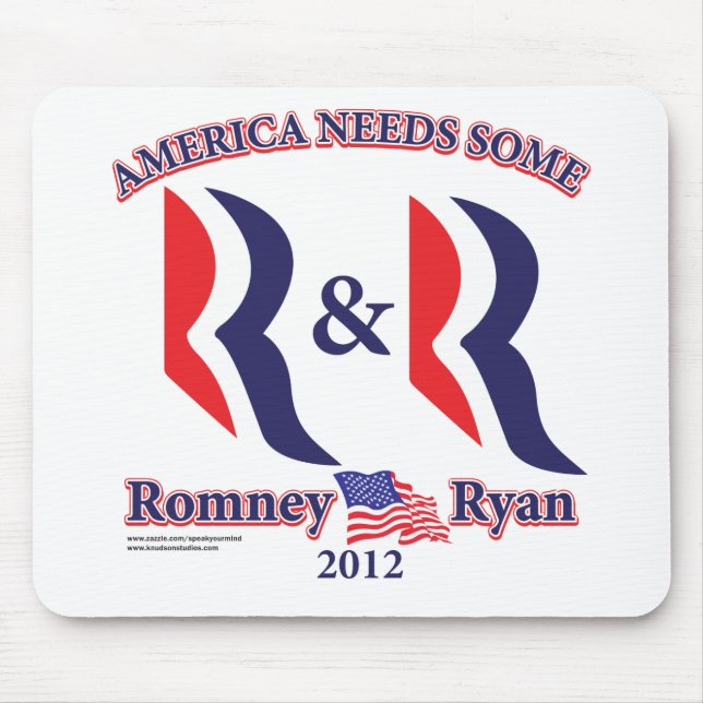 Tapis De Souris Romney et Ryan (Devant)