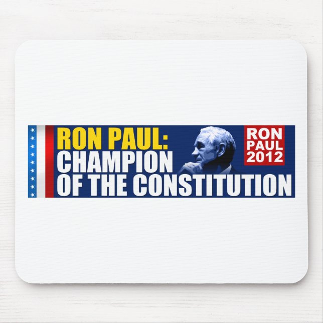 Tapis De Souris Ron Paul : Champion de la constitution (Devant)