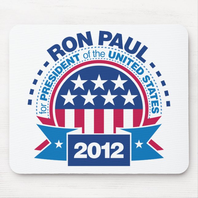 Tapis De Souris Ron Paul pour le président 2012 (Devant)