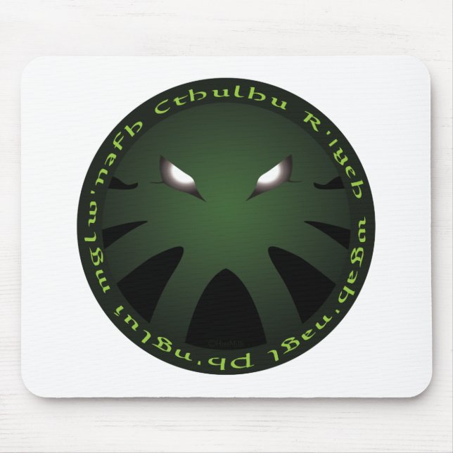 Tapis De Souris Rondeau de Cthulhu (Devant)