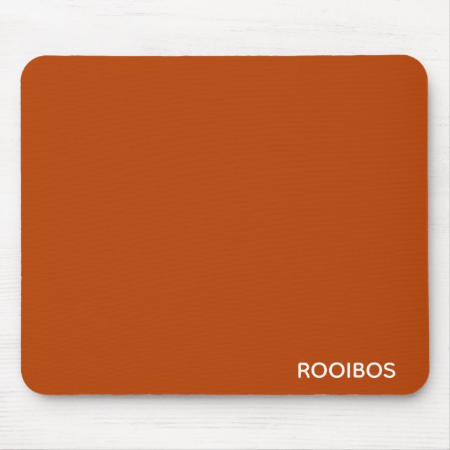 Tapis De Souris Rooibos rouge brun nom (Devant)