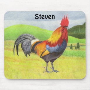 Tapis De Souris Rooster