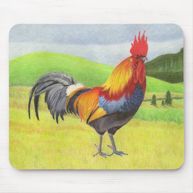 Tapis De Souris Rooster (Devant)