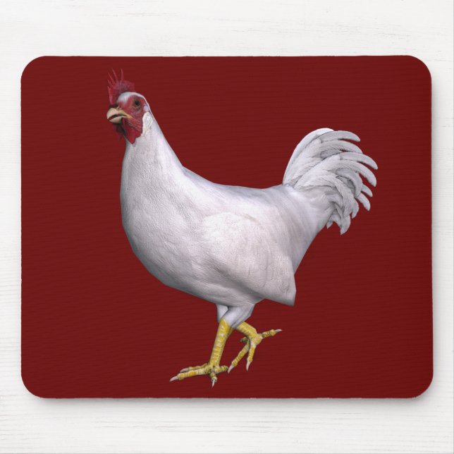 Tapis De Souris Rooster blanc (Devant)