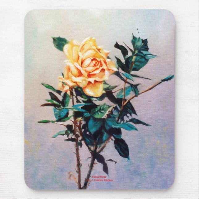 Tapis De Souris Rosa/Rose (Devant)