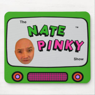 Tapis de souris rosâtre de Nate