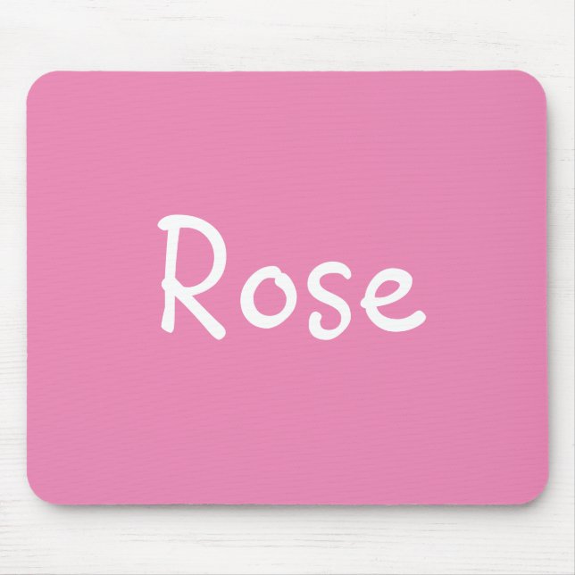 Tapis De Souris Rose (Devant)