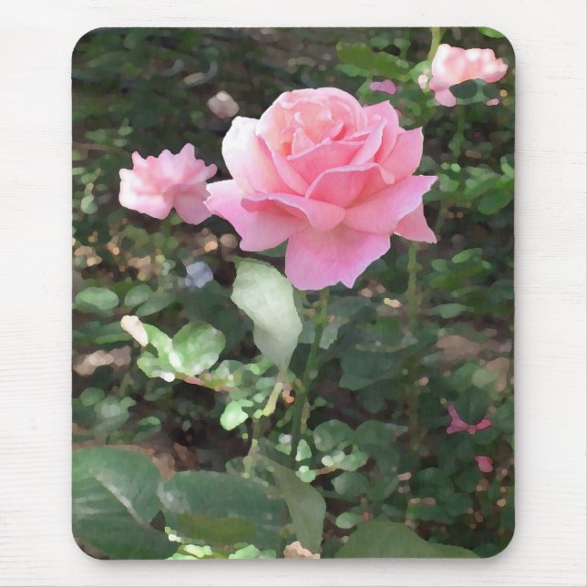 Tapis De Souris Rose 1 de rose (Devant)