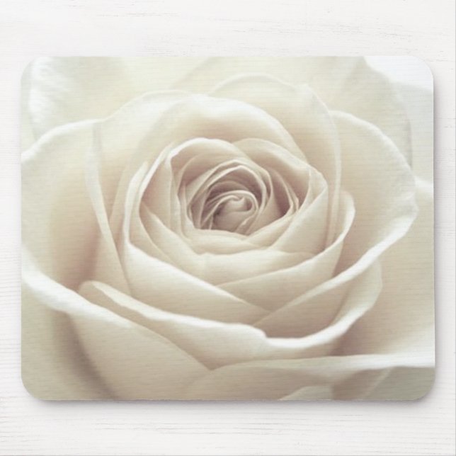 Tapis De Souris Rose assez blanc (Devant)