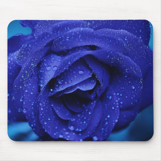 Tapis De Souris Rose bleu (Devant)