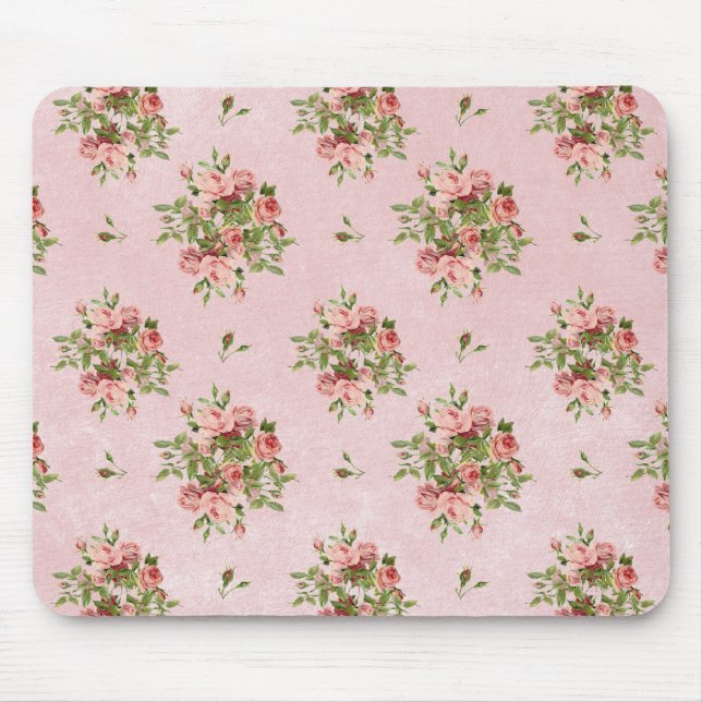 Tapis De Souris Rose chic (Devant)