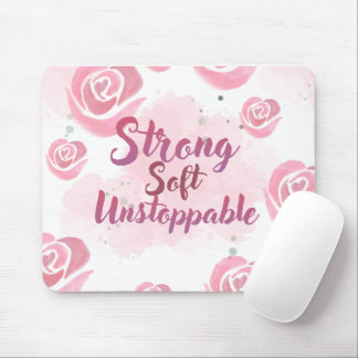 Tapis de souris rose clair féminin