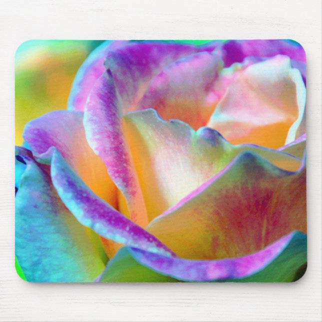 Tapis De Souris Rose coloré Mousepad (Devant)