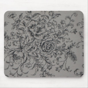 Tapis De Souris Rose de noir