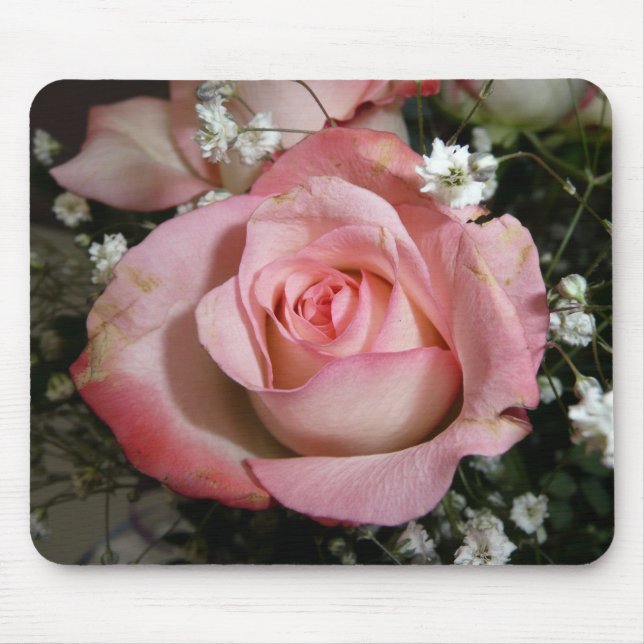 Tapis De Souris Rose de rose (Devant)