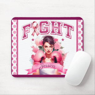 Tapis De Souris Rose et jolie floral cancer du sein