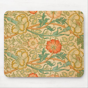 Tapis De Souris Rose et Rose de William Morris (1834-1896).
