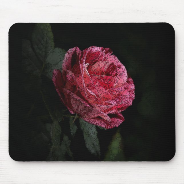 Tapis De Souris Rose foncé (Devant)