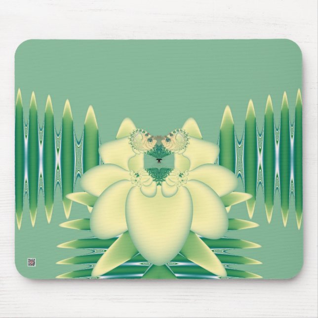 Tapis De Souris Rose jaune (Devant)