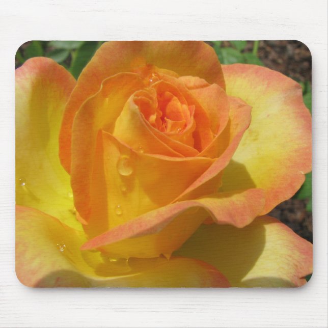 Tapis De Souris Rose jaune (Devant)