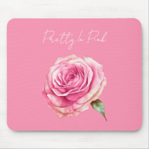 Tapis De Souris Rose jolie en rose