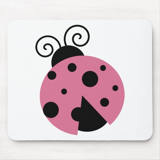 Tapis De Souris Rose Ladybug (Devant)
