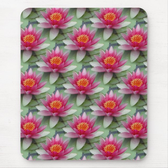 Tapis De Souris Rose Lotus Water Lily (Devant)