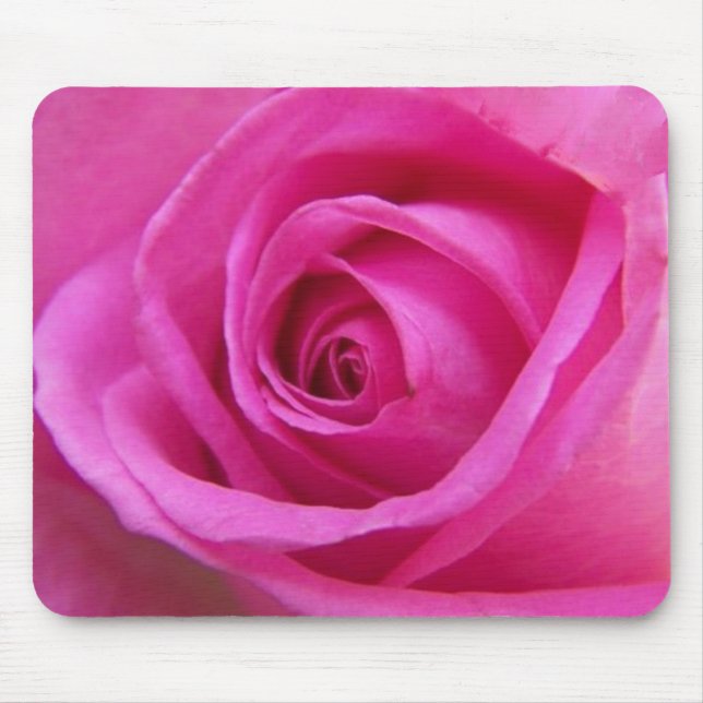 Tapis De Souris Rose lumineux Mousepad de rose (Devant)